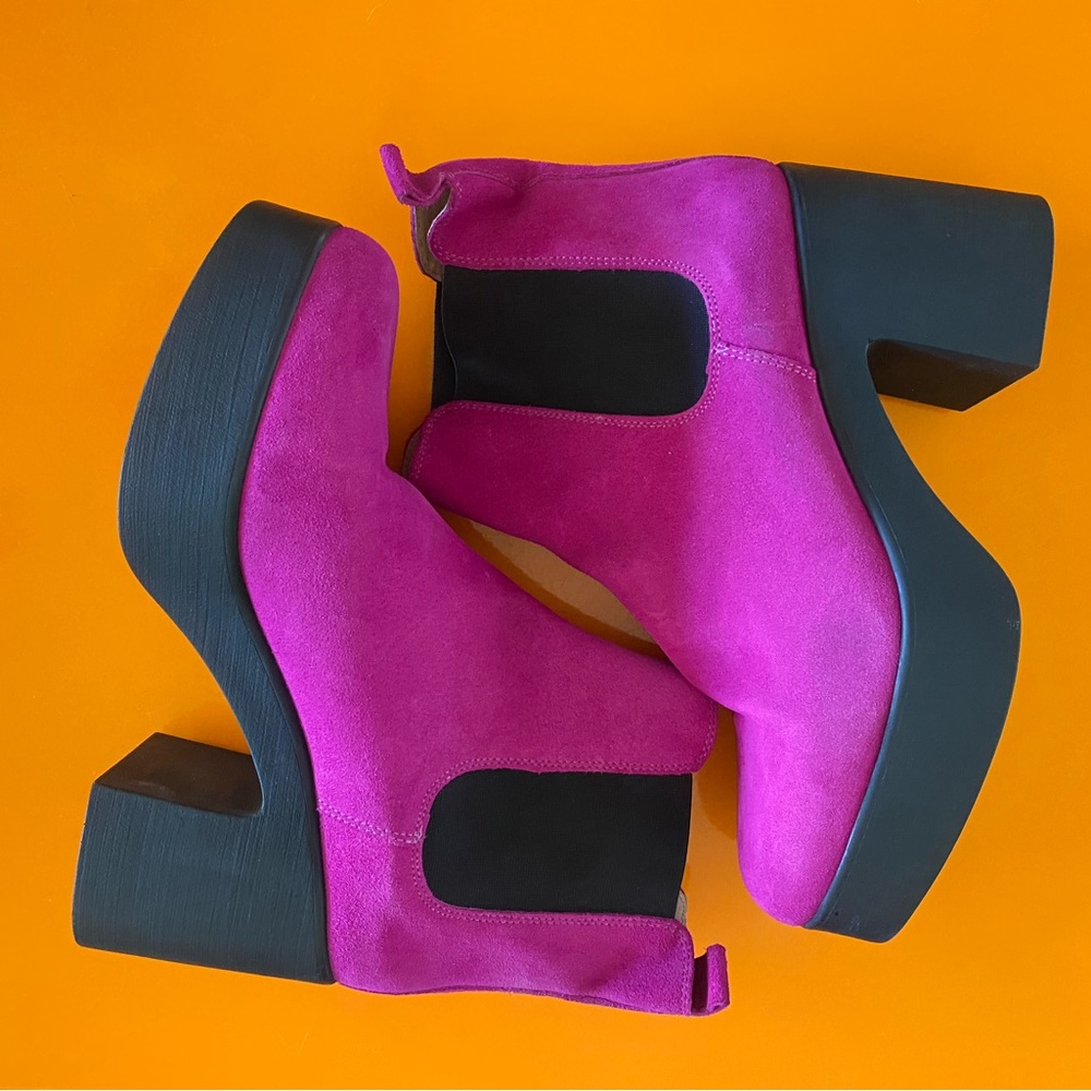 Intentionally Blank Drue Platform Magenta Size 8